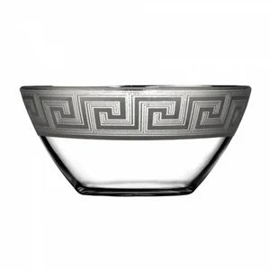 ГУСЬ ХРУСТАЛЬНЫЙ Салатники 2 шт с узором Цезарь SE04-1425/S