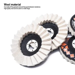 HARDEN Диск лепестковый войлочный для болгарки 125х22.2мм 611942