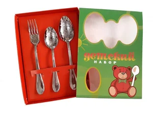 DELTA Набор столовых приборов 3 предмета М-23 Детский ДСН-3М23