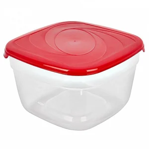 DELTA Емкость для СВЧ Bono квадратная 2,6 л GR2220СТ сочный томат