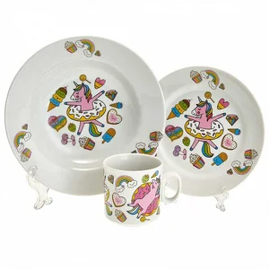 ДФЗ Набор посуды 3 предмета Идиллия Единорожки 0С1449