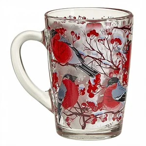 ДЕКОСТЕК Кружка для чая 300 мл (Зимние забавы) 334-Д