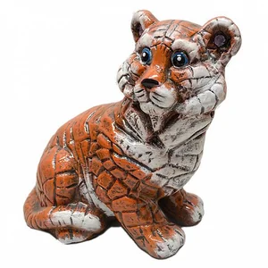 DELTA Копилка 22×27×14 см ТИГРЕНОК ОРИГАМИ резка, вод. краска ЛМ-29808