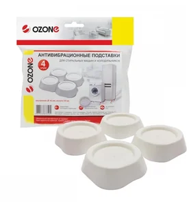 OZONE Антивибрационные подставки для стиральных машин и холодильников, 4 шт. CMA-10W