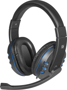 Defender Игровая гарнитура Warhead G-160 черный+синий, кабель 2,5 м
