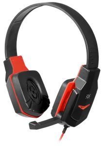 Defender Игровая гарнитура Warhead G-320 черный+красный, кабель 1.8 м