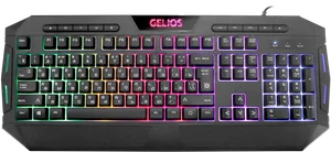Defender Проводная игровая клавиатура Gelios GK-174DL RU,радужная подсветка