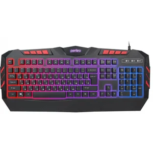 PERFEO Клавиатура «LEGION» Multimedia, GAME DESIGN с подсветкой 3 цветов PF-9220-GM (PF_5140)