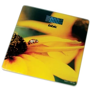 BBK Весы напольные электронные BCS3005GE жёлтый