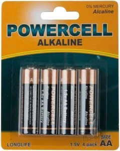 Powercell Батарейки Alkaline AA 1.5V LR6-4B
