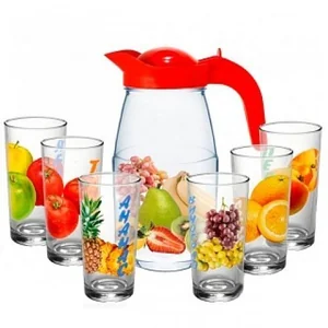 ДЕКОСТЕК Набор для воды 7 предметов Фрукты 1607/6-Д