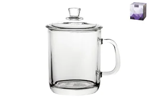 КОРАЛЛ Кружка с крышкой 425мл Delisoga DSZ002