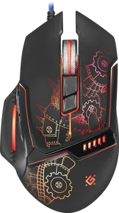 Defender Проводная игровая мышь Kill′em All GM-480L оптика,8кнопок,3200dpi