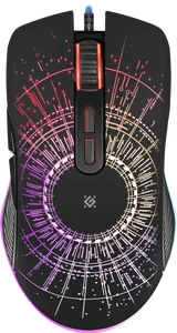Defender Проводная игровая мышь Sirius GM-660L RGB,7кнопок,3200dpi