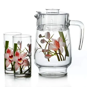 LUMINARC Набор для напитков 7пр. Red Orchis g4609/n0953