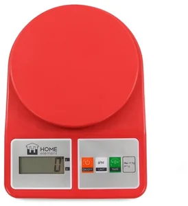 HOME ELEMENT Весы кухонные HE-SC930 красный гранат