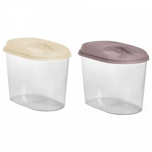 DELTA Банка для сыпучих продуктов с дозатором 0,8 л GR3610МИКС