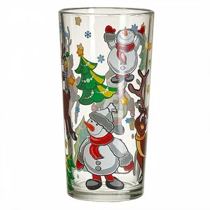 ДЕКОСТЕК Набор стаканов 230 мл 6 штук (Рождественская сказка) 146-Д