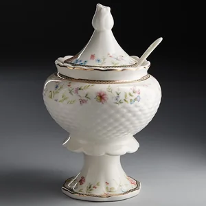 BEATRIX Сахарница с ложкой 11х17,5см МХ010E Венеция