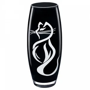 ДЕКОСТЕК Ваза для сухих и искусственных цветов 966-ГН7 Кошка