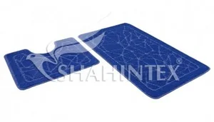 SHAHINTEX Набор ковриков РР 50*80+50*50 001 СИНИЙ 56 00-00008136