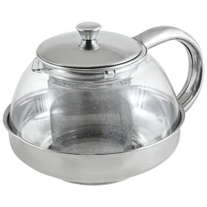 MALLONY Чайник заварочный стеклянный 600 мл Menta-600 с ситечком 910110
