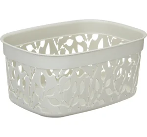 М-ПЛАСТИКА Коробка ФЛОРА 3л М 2361 БЕЛЫЙ РОТАНГ