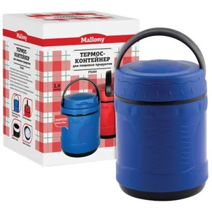 MALLONY Термос для вторых блюд 1 л FS2610 со стальной колбой