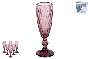 КОРАЛЛ Набор бокалов 1/6 150мл Тебриз фиолетовый GB2604D2805LJ