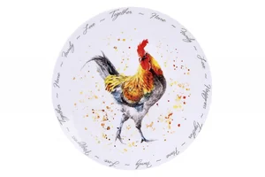 КОРАЛЛ Тарелка десертная 19см Rooster YQ2044
