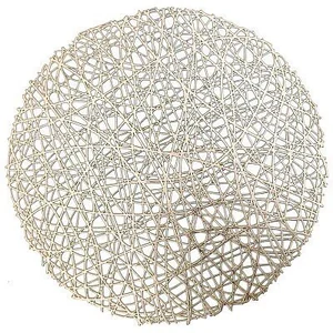 MALLONY Салфетка сервировочная PVR-02 диаметр 38 см ажурная 008596