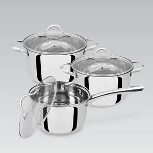 MAESTRO Набор кастрюль (6пр.) 3519-6M (1,8л,2,5л,3,4л)