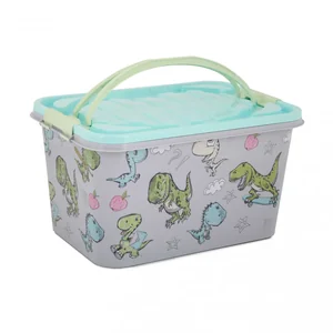 АЛЬТЕРНАТИВА Контейнер 15л. ДИНОЗАВРИКИ прямоуг с крышкой М8274