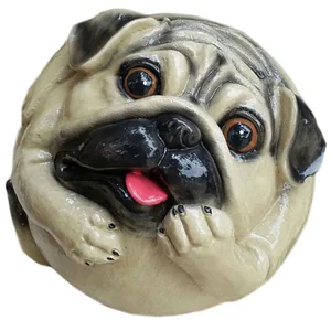 DELTA Копилка гипсовая 170 мм Мопс Боня