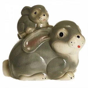 DELTA Копилка гипсовая 260 мм Два зайца