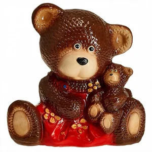 DELTA Копилка гипсовая 300 мм Мишка мама