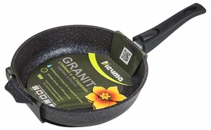 МЕЧТА Сковорода 18 см Гранит black 018803 съемная ручка