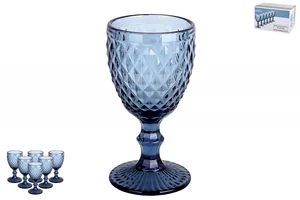 КОРАЛЛ Набор бокалов 1/6 350мл Гвент GB2604D1510DZS синий