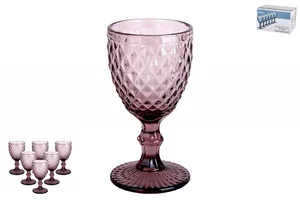 КОРАЛЛ Набор бокалов 1/6 350мл Гвент GB2604D1510DZS фиолетовый
