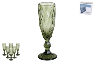 КОРАЛЛ Набор бокалов 1/6 150мл Тебриз зеленый GB2604D2805LJ
