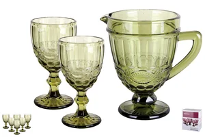 КОРАЛЛ Набор для напитков 7пр. Арль зеленый GB2612G125ZB