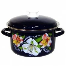 КМК Кастрюля 4л цил.обод.с рис.(бостон) 42315-143/6-У4