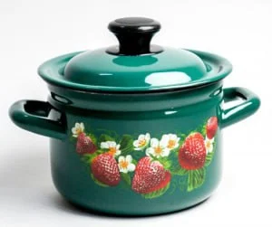 КМК Кастрюля 3л цил.борт.с рис.(бирюза) 41715-123/6-У4