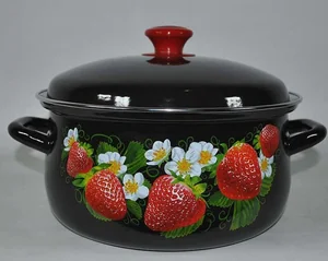 КМК Кастрюля 4л сфер.с об.с рис.(корич.) 61904-142/4.02-У4 (стеклянная крышка)