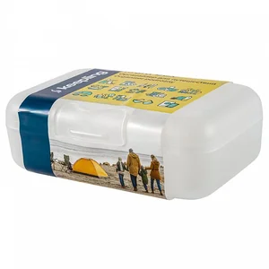 DELTA Органайзер для путешествий универсальный для мелочей пластиковый 160×105×55 мм KL150004022 прозрачный