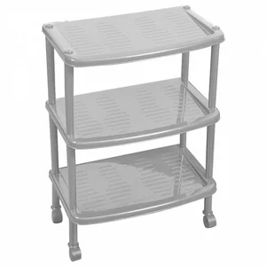 DELTA Этажерка для легкой обуви 3 полки BQ2813СР серая