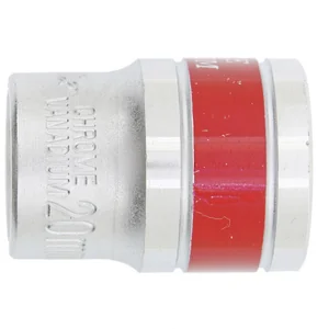 MATRIX Головка торцевая, 20 мм, шестигранная, CrV, под квадрат 1/2, хромированная 13120