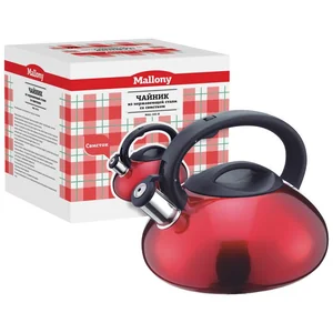 MALLONY Чайник 3,0л. со/свист. MAL-103-R 