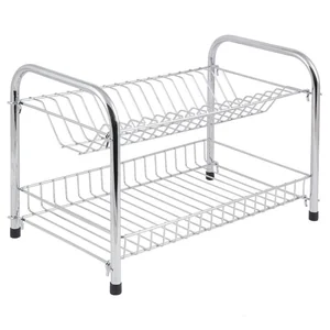 MALLONY Сушилка для посуды двухуровневая настольная W3856E 40х24х28 см 310859