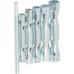 SPARTA Набор ключей-трубок торцевых, 8 х 17 мм, вороток, оцинкованные, 6 шт. 137405